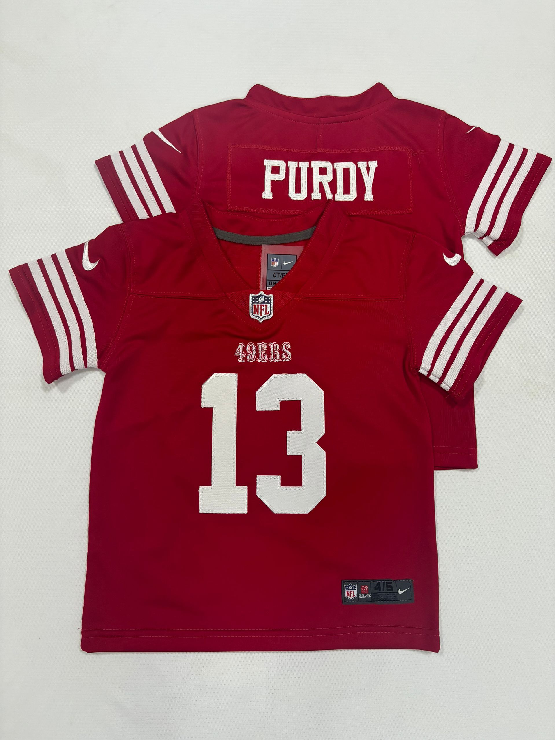 Baby San Francisco 49ers #13 Purdy Red 2024 Nike Vapor Limited NFL Jersey->youth nfl jersey->Youth Jersey